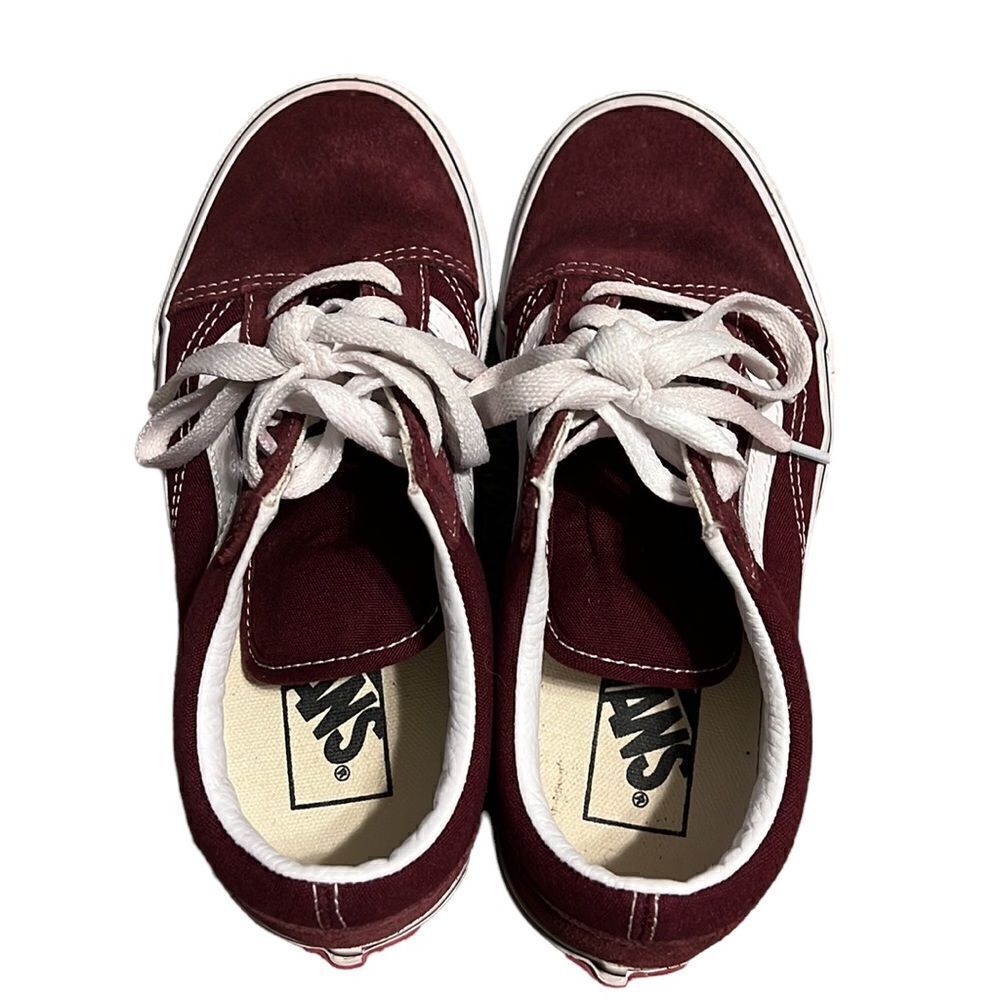 Vans Sneakers Women's Size 5.5 Maroon - Picture 7 of 11